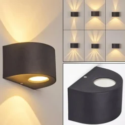 hofstein Applique murale d'extérieur Windhoek LED, 2 lumières