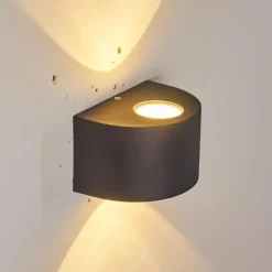 hofstein Applique murale d'extérieur Windhoek LED, 2 lumières