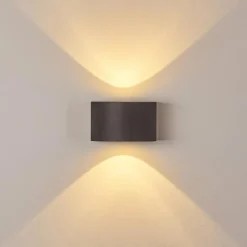 hofstein Applique murale d'extérieur Windhoek LED, 2 lumières