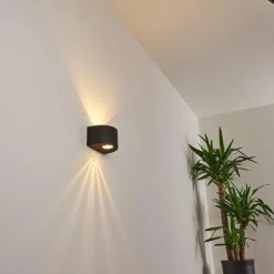 hofstein Applique murale d'extérieur Windhoek LED, 2 lumières