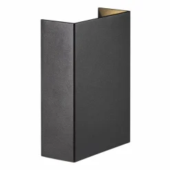 Luminaires Nordlux Applique murale d'extérieur Nordlux FOLD LED Noir, 2 lumières