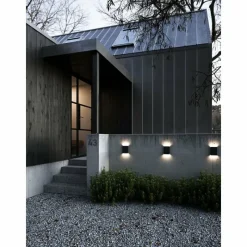 Luminaires Nordlux Applique murale d'extérieur Nordlux FOLD LED Noir, 2 lumières