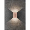 Luminaires Nordlux Applique murale d'extérieur Nordlux FOLD LED Cuivre, 2 lumières