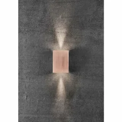 Luminaires Nordlux Applique murale d'extérieur Nordlux FOLD LED Cuivre, 2 lumières