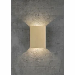 Luminaires Nordlux Applique murale d'extérieur Nordlux FOLD LED Laiton, 2 lumières
