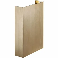 Luminaires Nordlux Applique murale d'extérieur Nordlux FOLD LED Laiton, 2 lumières