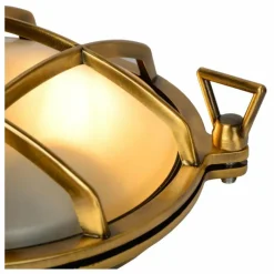 Lampes Dorées-Luminaires Lucide Applique murale d'extérieur Lucide DUDLEY Or, Laiton, 1 lumière