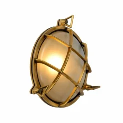 Lampes Dorées-Luminaires Lucide Applique murale d'extérieur Lucide DUDLEY Or, Laiton, 1 lumière