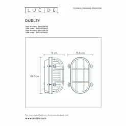 Lampes Dorées-Luminaires Lucide Applique murale d'extérieur Lucide DUDLEY Or, Laiton, 1 lumière