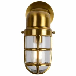 Lampes Dorées-Luminaires Lucide Applique murale d'extérieur Lucide DUDLEY Or, Laiton, 1 lumière