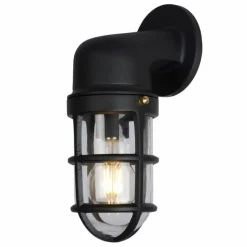 Luminaires Lucide Applique murale d'extérieur Lucide DUDLEY Noir, 1 lumière