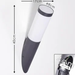 hofstein Applique murale d'extérieur Gaborone Anthracite, 1 lumière