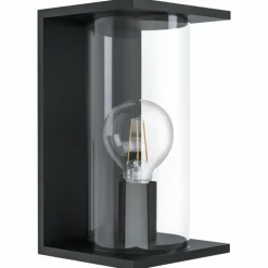 Luminaires Eglo Applique murale d'extérieur Eglo CASCINETTA Noir, 1 lumière