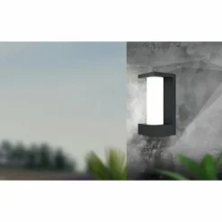 Luminaires Eglo Applique murale d'extérieur Eglo CIVIDINO LED Noir, 1 lumière