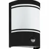 Luminaires Eglo Applique murale d'extérieur Eglo CERNO Noir, 1 lumière, Détecteur de mouvement