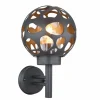 Luminaires Globo Lighting Applique murale d'extérieur Globo HILARIO Anthracite, 1 lumière