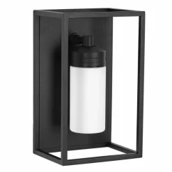 KS Verlichting Applique murale d'extérieur Hudson Noir, 1 lumière