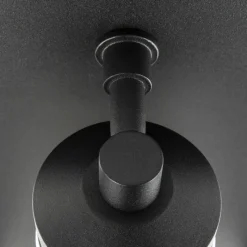 KS Verlichting Applique murale d'extérieur Hudson Noir, 1 lumière