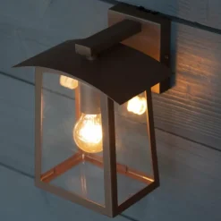 Luminaires Rustiques-KS Verlichting Applique murale d'extérieur Motto Noir, 1 lumière