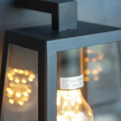 Luminaires Rustiques-KS Verlichting Applique murale d'extérieur Luuk Noir, 1 lumière