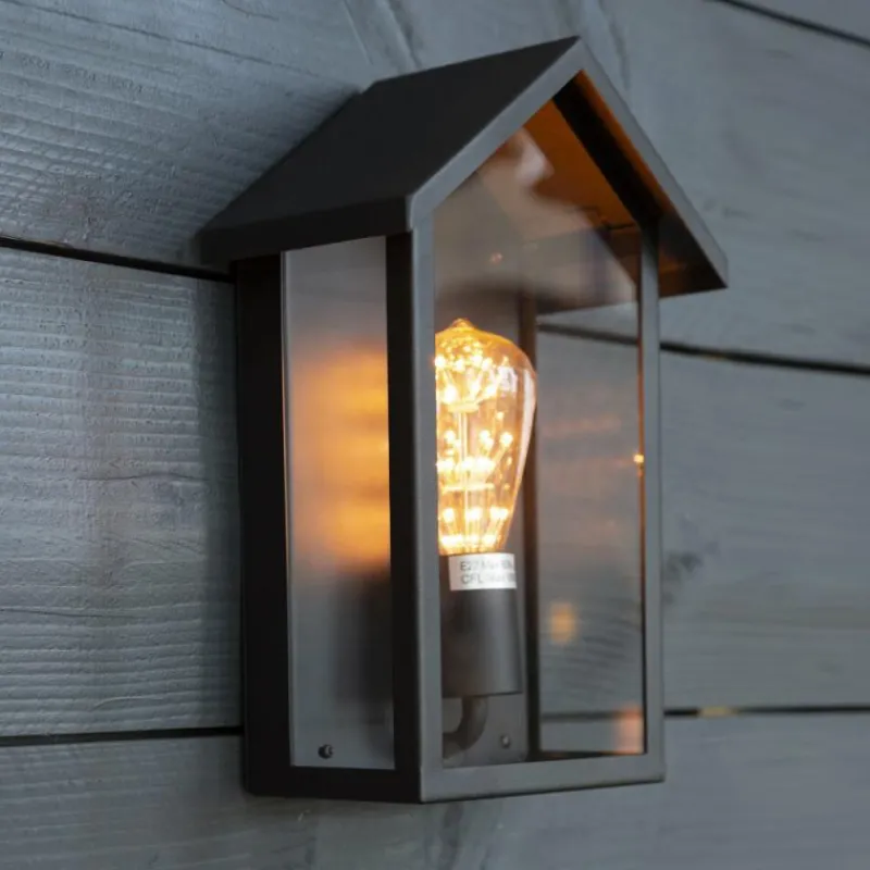 Luminaires Rustiques-KS Verlichting Applique murale d'extérieur Casa Noir, 1 lumière