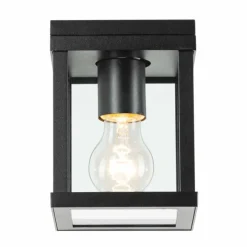 KS Verlichting Applique murale d'extérieur Huizen Noir, 1 lumière