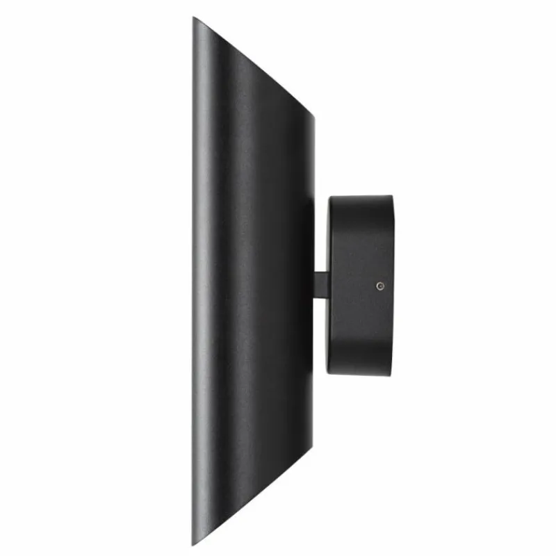 KS Verlichting Applique murale d'extérieur Edge Noir, 2 lumières