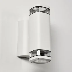 hofstein Applique murale d'extérieur Corneda Blanc, 2 lumières