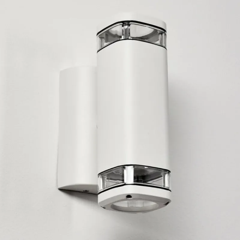 hofstein Applique murale d'extérieur Corneda Blanc, 2 lumières