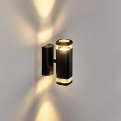 hofstein Applique murale d'extérieur Corneda Noir, 1 lumière