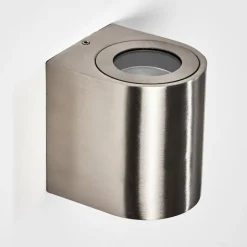 hofstein Applique murale d'extérieur Mora LED Acier inoxydable, 2 lumières