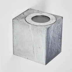 hofstein Applique murale d'extérieur Mora LED Nickel mat, 2 lumières