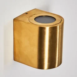 hofstein Applique murale d'extérieur Mora LED Laiton, 2 lumières