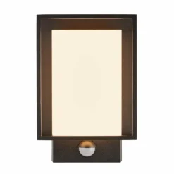 Luminaires Nordlux Applique murale d'extérieur Nordlux Nestor LED Noir, 1 lumière, Détecteur de mouvement