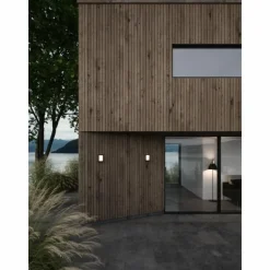 Luminaires Nordlux Applique murale d'extérieur Nordlux Nestor LED Noir, 1 lumière, Détecteur de mouvement