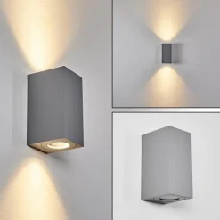 hofstein Applique murale d'extérieur Boda Gris, 2 lumières