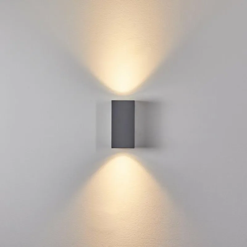 hofstein Applique murale d'extérieur Boda Gris, 2 lumières