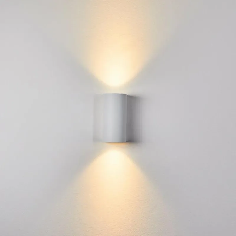 hofstein Applique murale d'extérieur Boda Blanc, 2 lumières