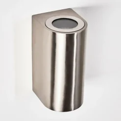 hofstein Applique murale d'extérieur Boda Nickel mat, 2 lumières