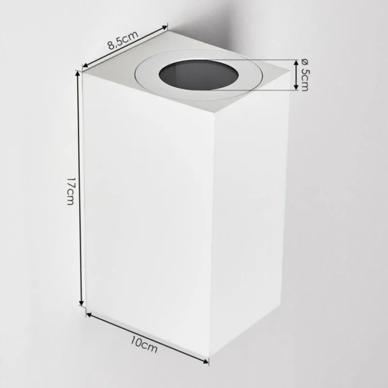 hofstein Applique murale d'extérieur Boda Blanc, 2 lumières