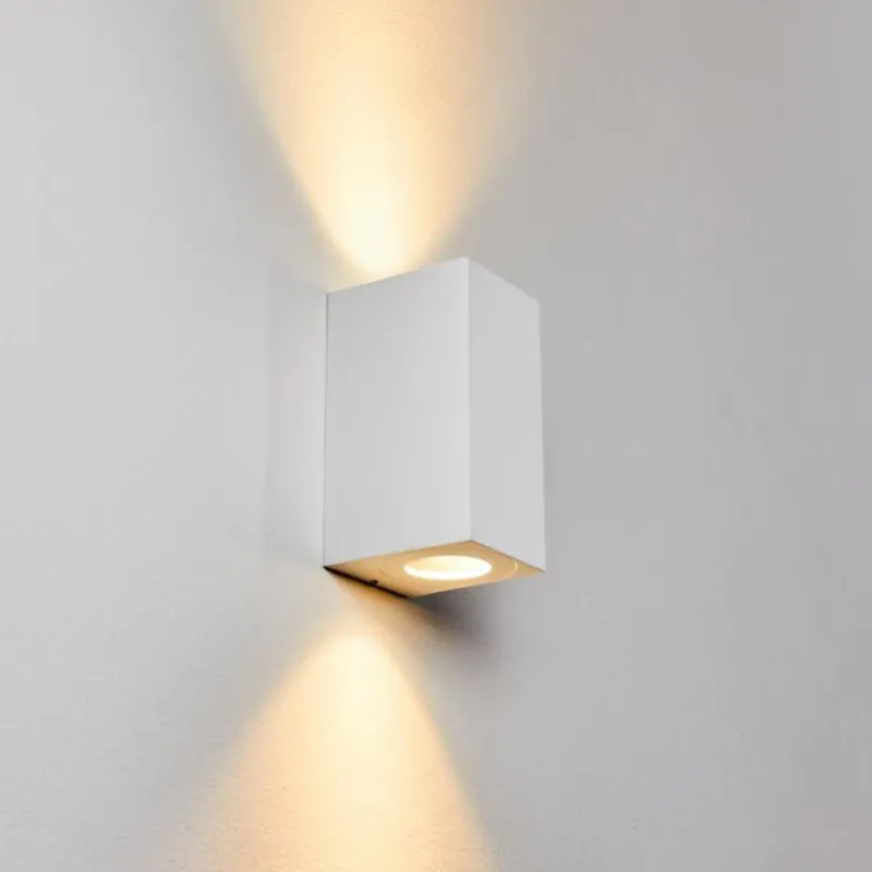 hofstein Applique murale d'extérieur Boda Blanc, 2 lumières