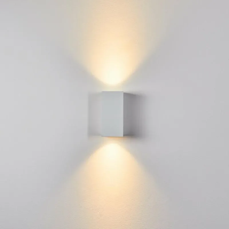 hofstein Applique murale d'extérieur Boda Blanc, 2 lumières