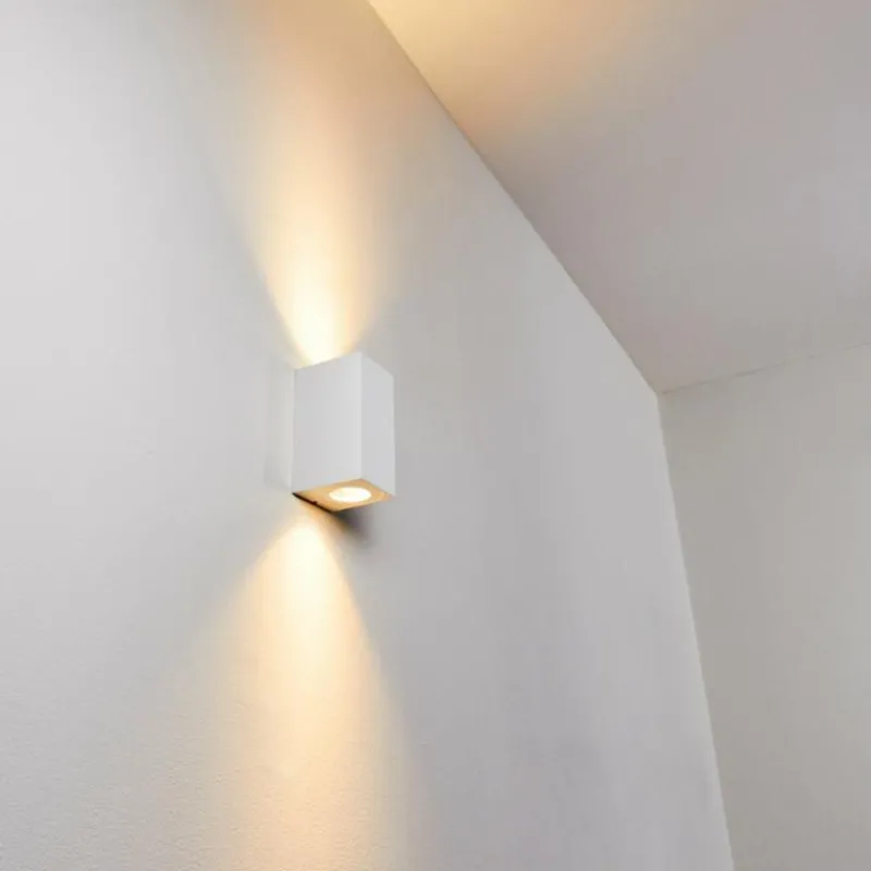 hofstein Applique murale d'extérieur Boda Blanc, 2 lumières