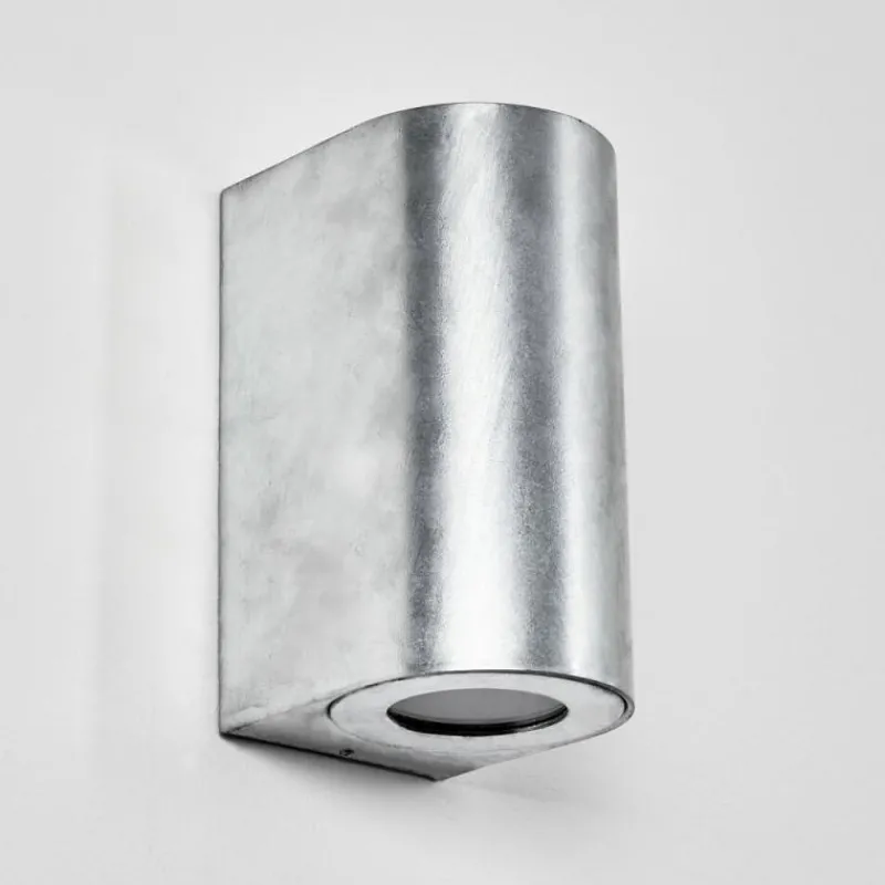 hofstein Applique murale d'extérieur Boda Argenté, 2 lumières