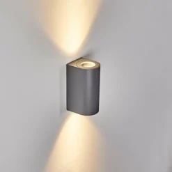 hofstein Applique murale d'extérieur Boda Gris, 2 lumières