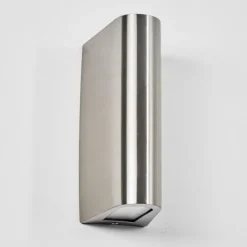 hofstein Applique murale d'extérieur Avena LED Acier inoxydable, 1 lumière