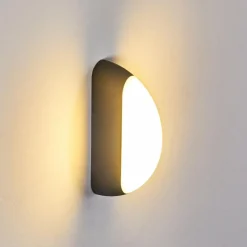 hofstein Applique murale d'extérieur Arvier LED Noir, 1 lumière