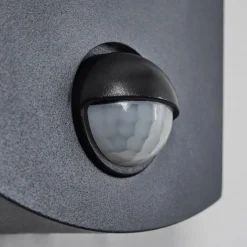 hofstein Applique murale d'extérieur Carinola LED Anthracite, 1 lumière, Détecteur de mouvement