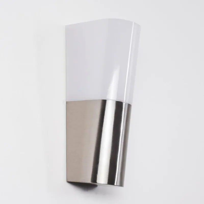 hofstein Applique murale d'extérieur Busalla LED Nickel mat, 1 lumière