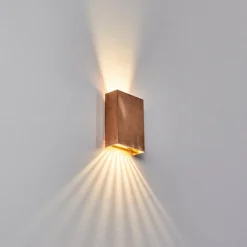 hofstein Applique murale d'extérieur Benin LED Cuivre, 1 lumière